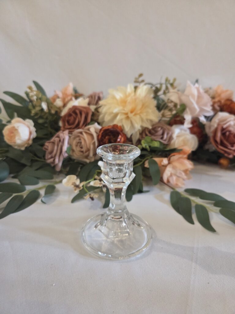Candle Holder - Short Glass