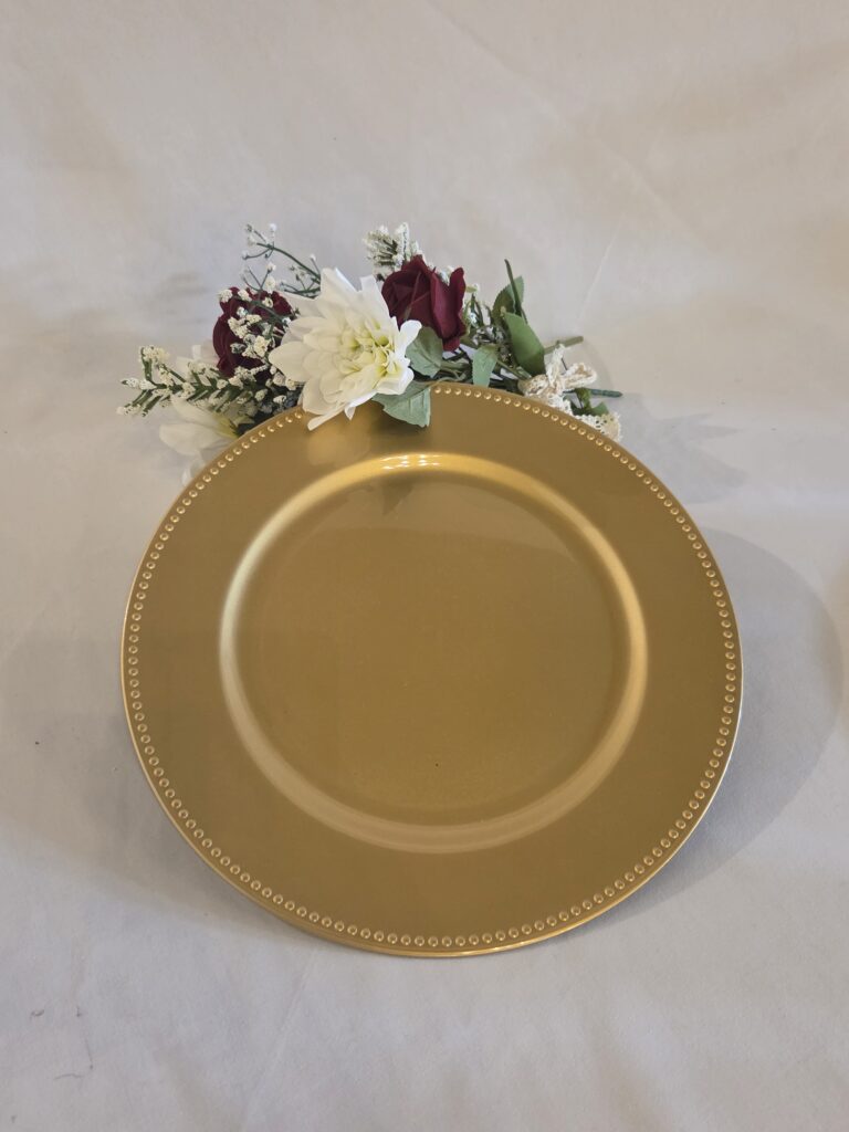 Charger Plate - Matte Gold