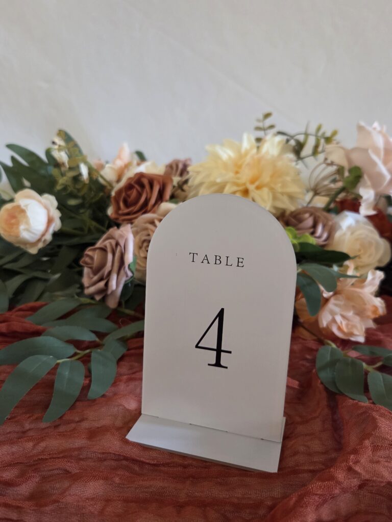 Table Numbers