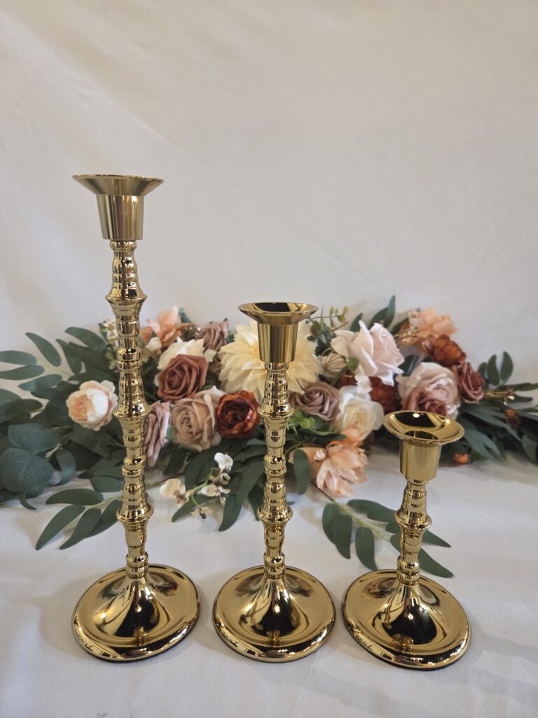 Candle Holder - Vintage Gold