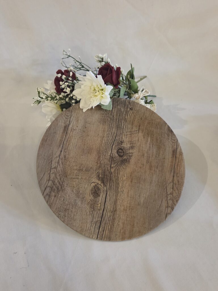 Charger Plate - Faux Wood