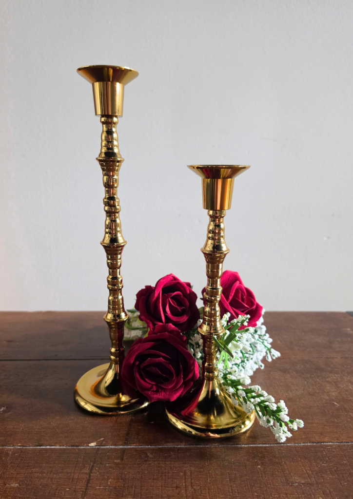 Candle Holder - Vintage Gold
