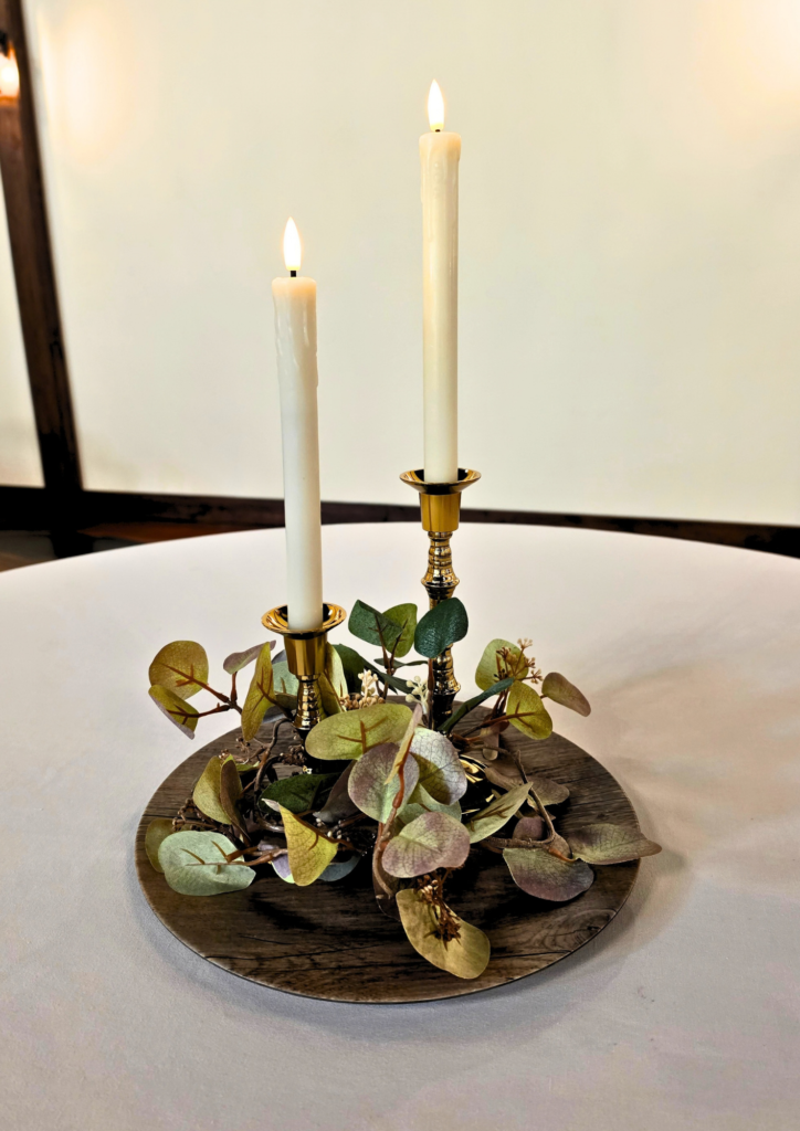 Gold Taper & Eucalyptus