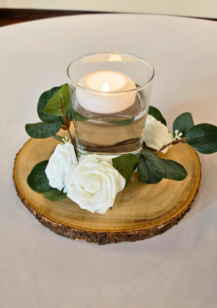 White Rose & Candlelight