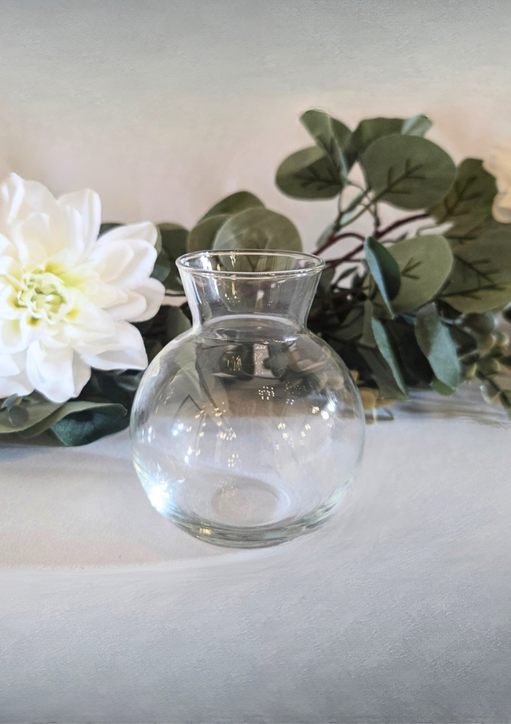 Bud Vase - Round Clear