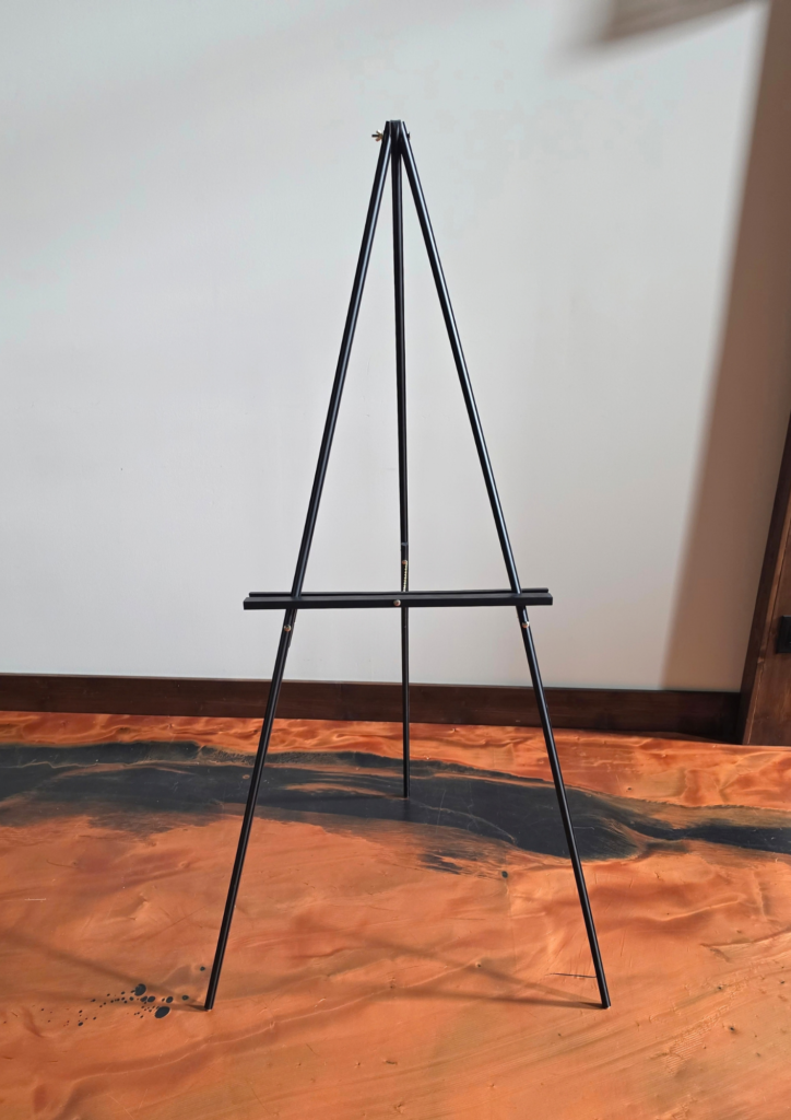 Black Adjustable Easel