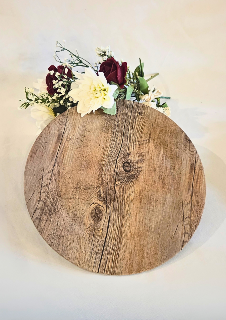 Charger Plate - Faux Wood