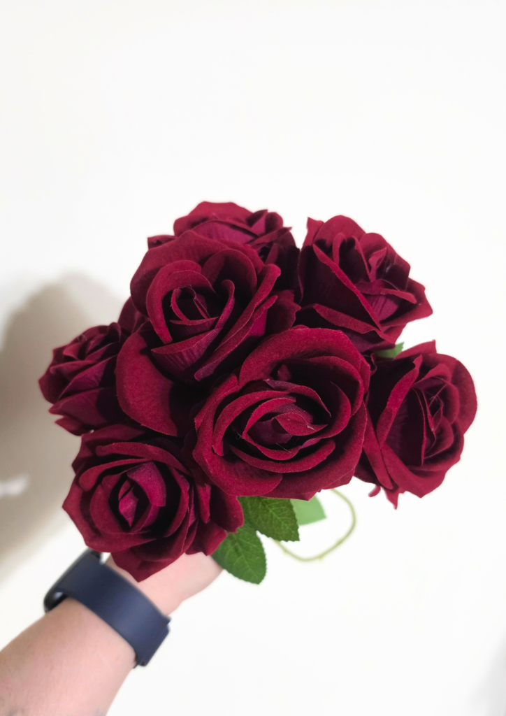 Silk Red Rose