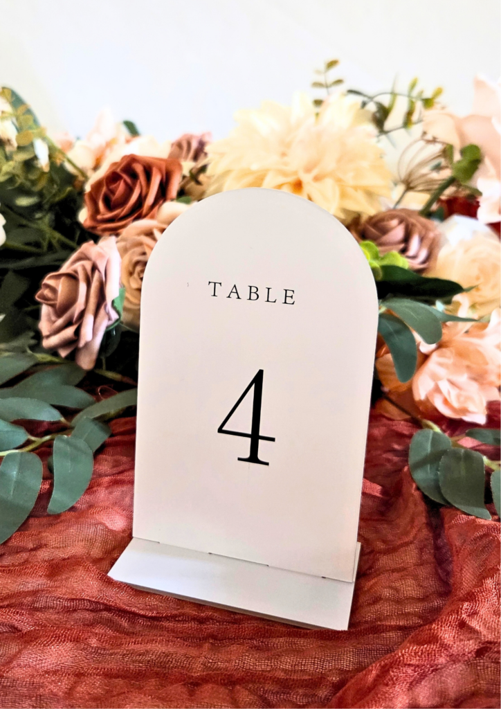 Table Numbers